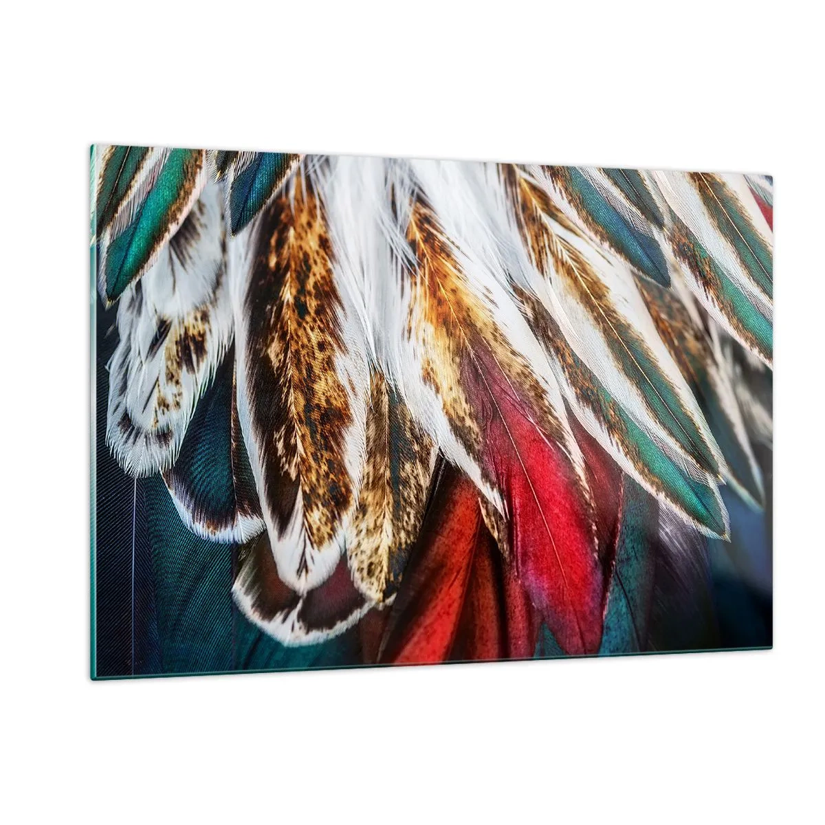 Schilderen op glas - Geheimen van de vlucht - 120x80 cm