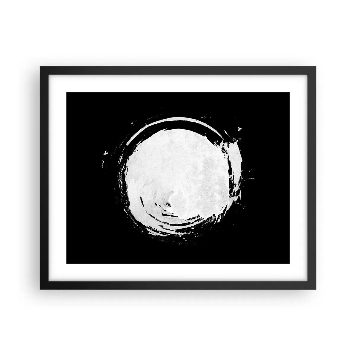 Poster in een zwarte lijst - Goede weg - 50x40 cm