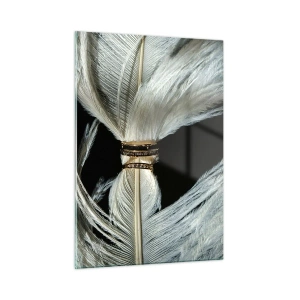 Schilderen op glas - ... en ik zal je niet verlaten ... - 50x70 cm