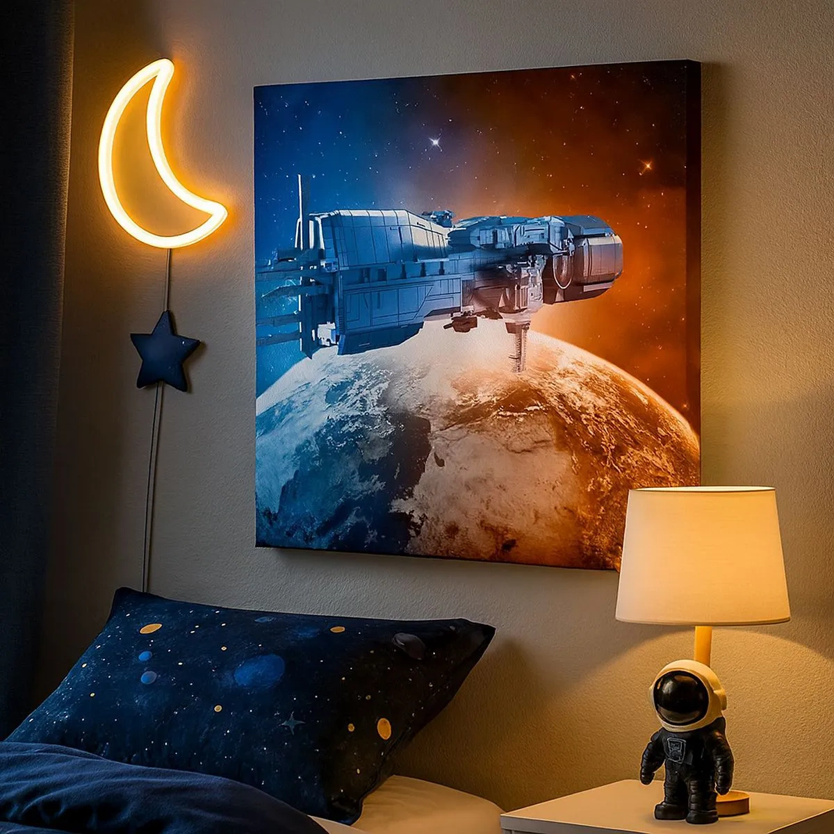 Schilderen op canvas - Een zorgvuldige waarnemer - 30x30 cm