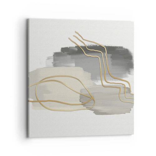 Schilderen op canvas - Duur en beweging - 70x70 cm