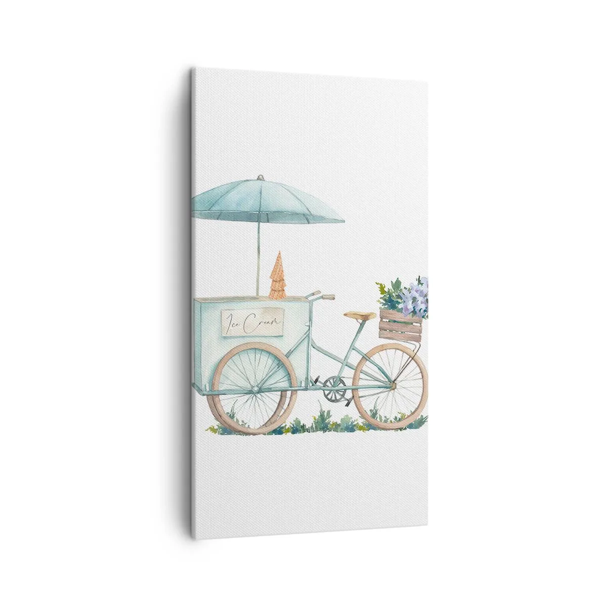 Schilderen op canvas - Zoete herinnering aan de zomer - 45x80 cm