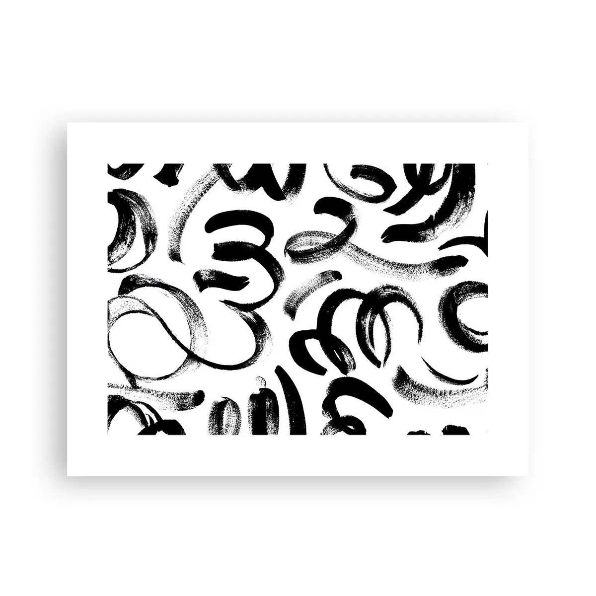 Poster - Zwart op wit - 40x30 cm