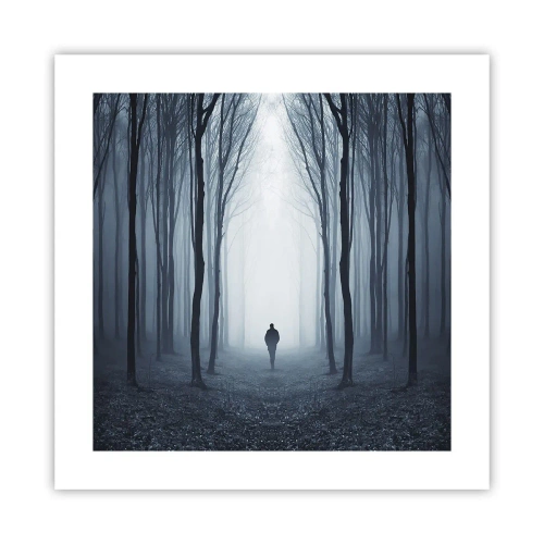 Poster - En alles is eenvoudig en duidelijk - 40x40 cm