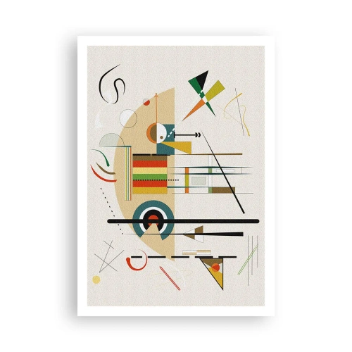 Poster - En de wereld lacht - 70x100 cm