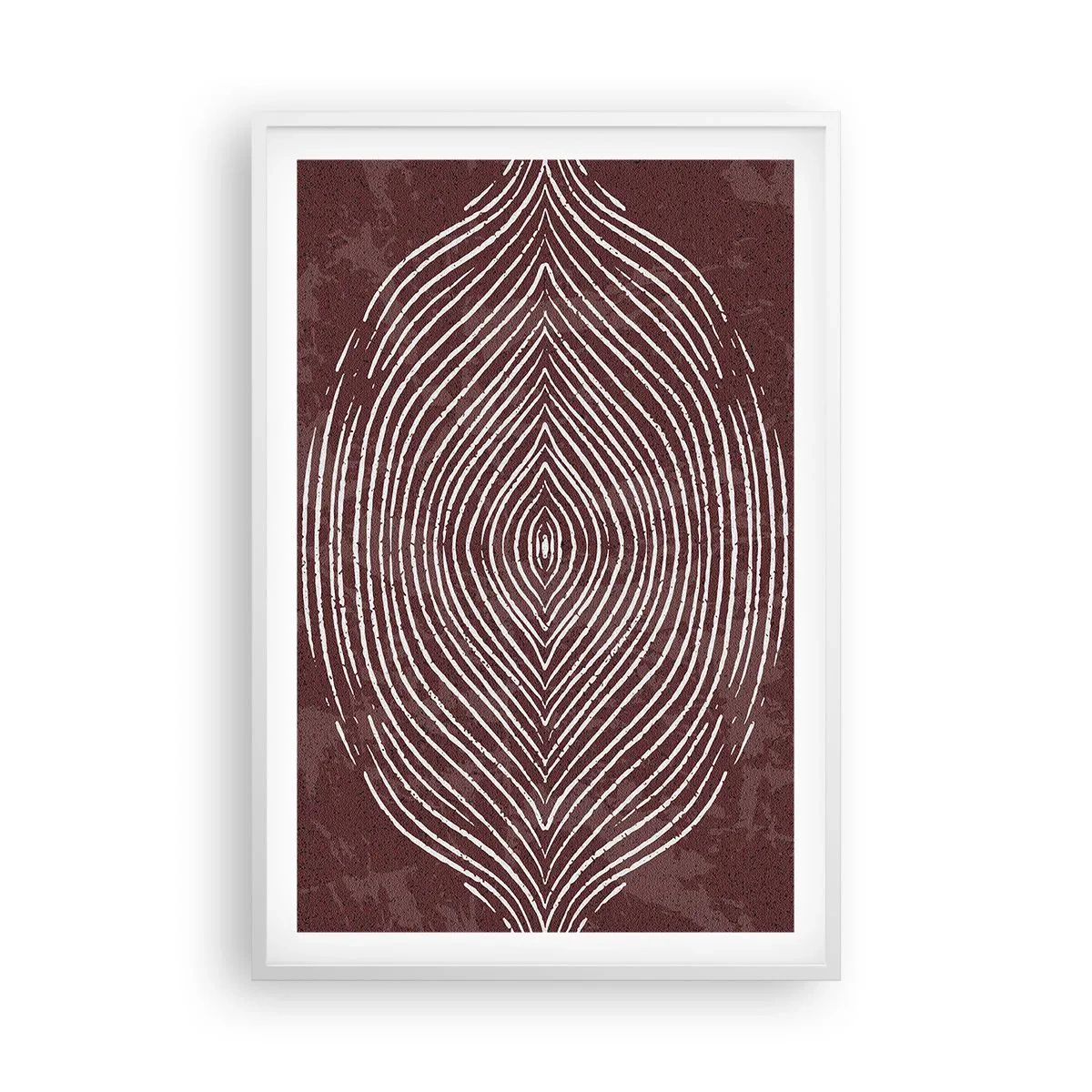 Poster in een witte lijst - De ruimte spreekt - 61x91 cm