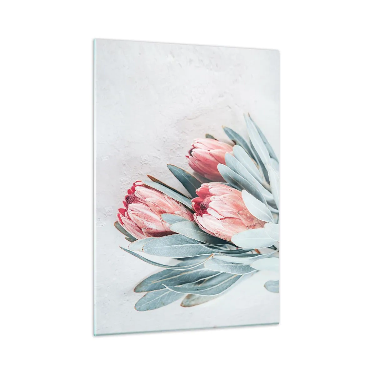 Schilderen op glas - Schaamt zich voor hun eigen schoonheid - 50x70 cm