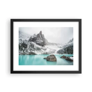 Poster in een zwarte lijst - Bewakend - 40x30 cm