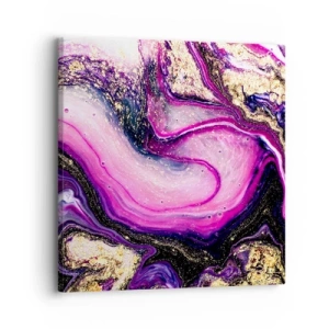 Schilderen op canvas - Een momentje achter de schermen - 30x30 cm