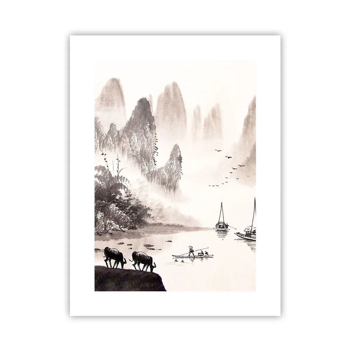 Poster - Het exotische alledaagse leven van het Oosten - 30x40 cm