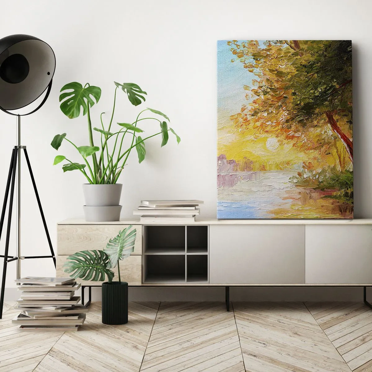 Schilderen op canvas - Et in Arcadia ego - 45x80 cm