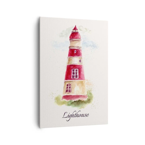 Schilderen op canvas - Er is altijd goed weer in de buurt - 70x100 cm