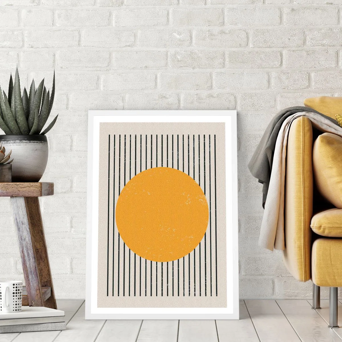 Poster in een witte lijst - De kracht van eenvoud - 40x50 cm