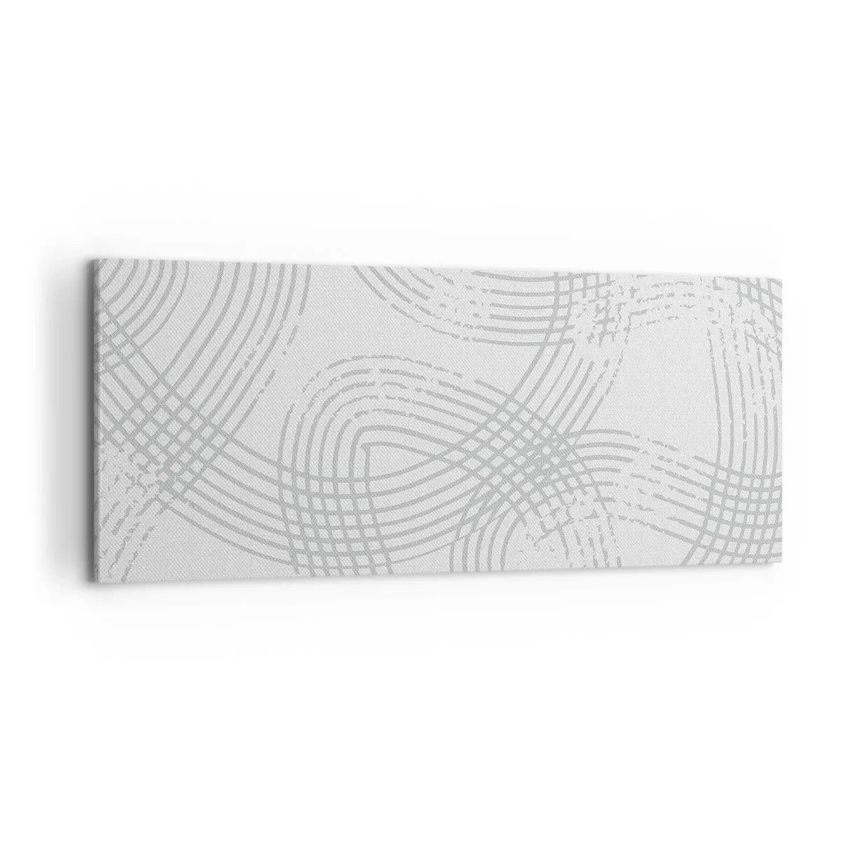 Schilderen op canvas - Er is geen rechte weg - 120x50 cm