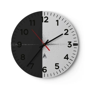 Wandklok - Klok - Rechtstreeks naar het doel - 30x30 cm