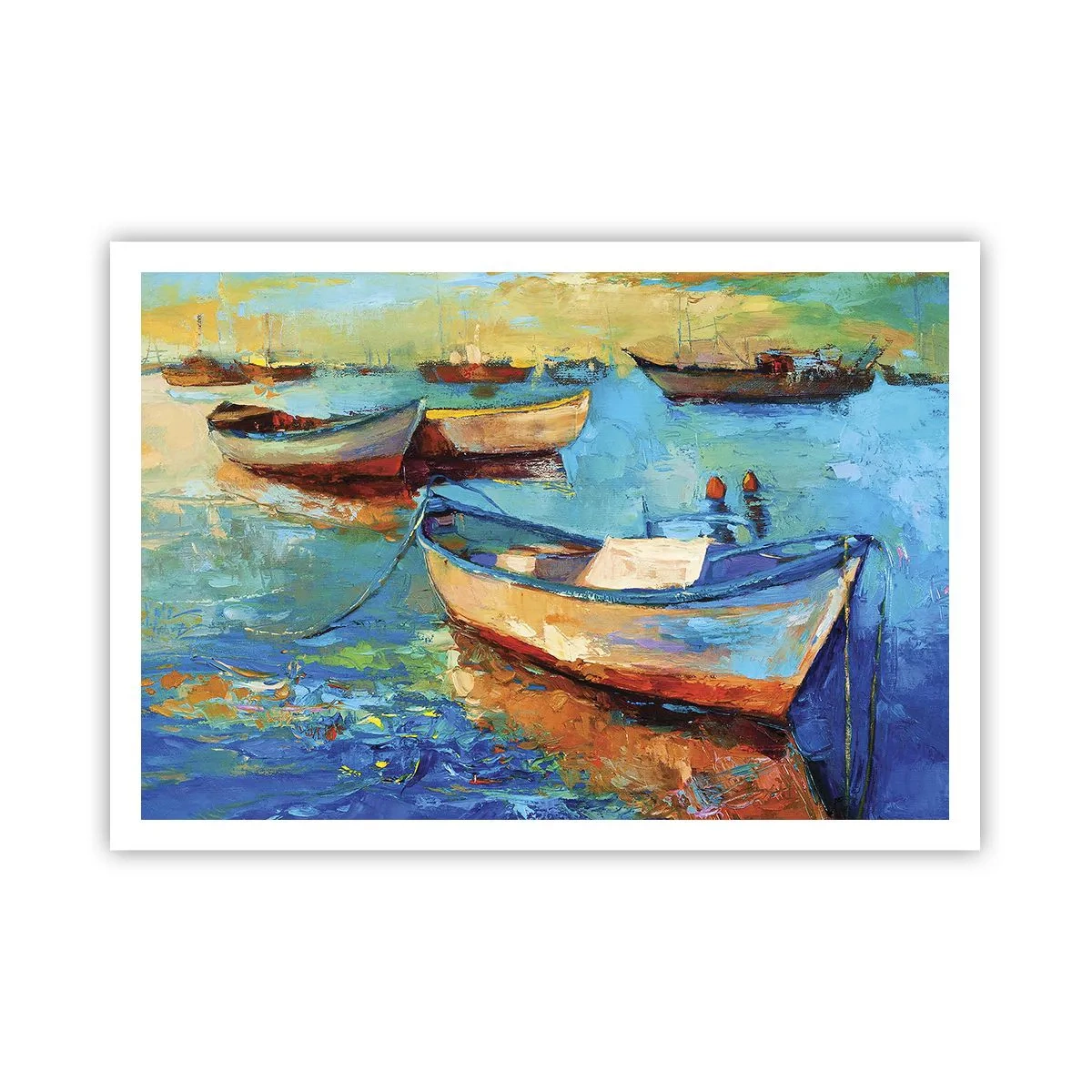 Poster - In de zuidelijke baai - 100x70 cm