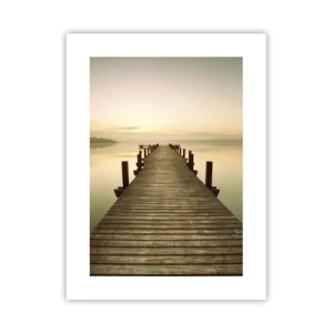 Poster - Aanbreken van de dag, licht - 30x40 cm