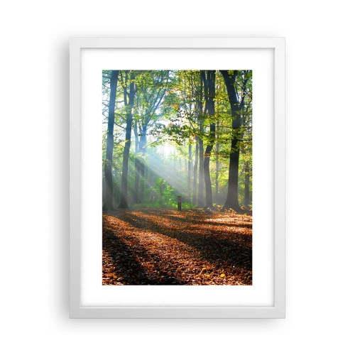 Poster in een witte lijst - Lichten en schaduwen - 30x40 cm