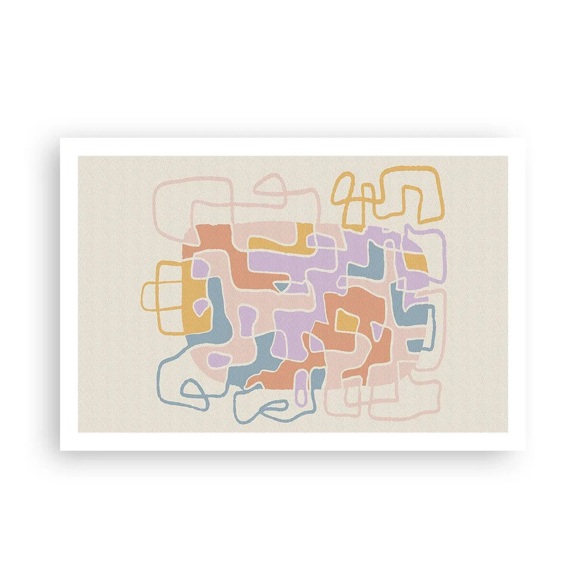Poster - Labyrint – een vreugdevol avontuur - 91x61 cm