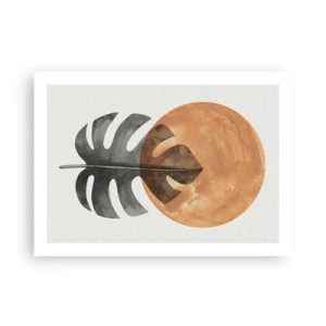 Poster - Altijd de zon - 70x50 cm