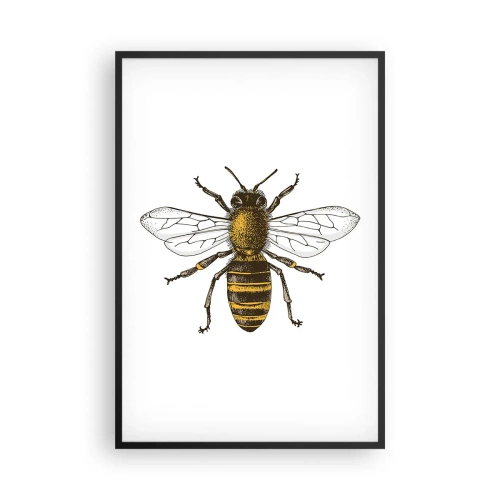 Poster in een zwarte lijst - Mooi en goed - 61x91 cm