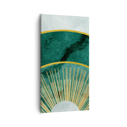 Schilderen op canvas - Een ander zonnestelsel - 55x100 cm