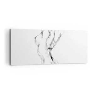 Schilderen op canvas - Mooi en sterk - 100x40 cm