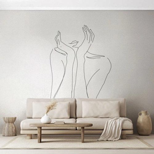 Fotobehang Standard Eco - Waar meisjes van dromen - Vrouw, Grafisch, Deel - 200x140 cm