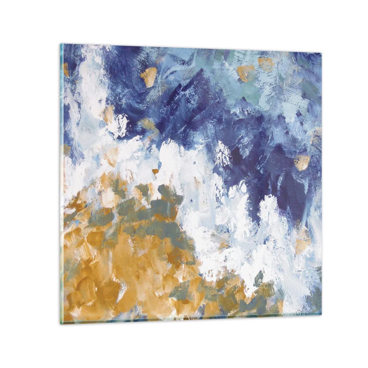 Schilderen op glas - Dans der Elementen - 50x50 cm