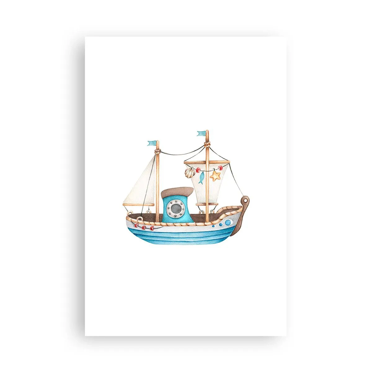Poster - Ahoi, avontuur! - 61x91 cm