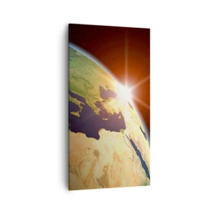 Schilderen op canvas - Zonsopgang - 55x100 cm