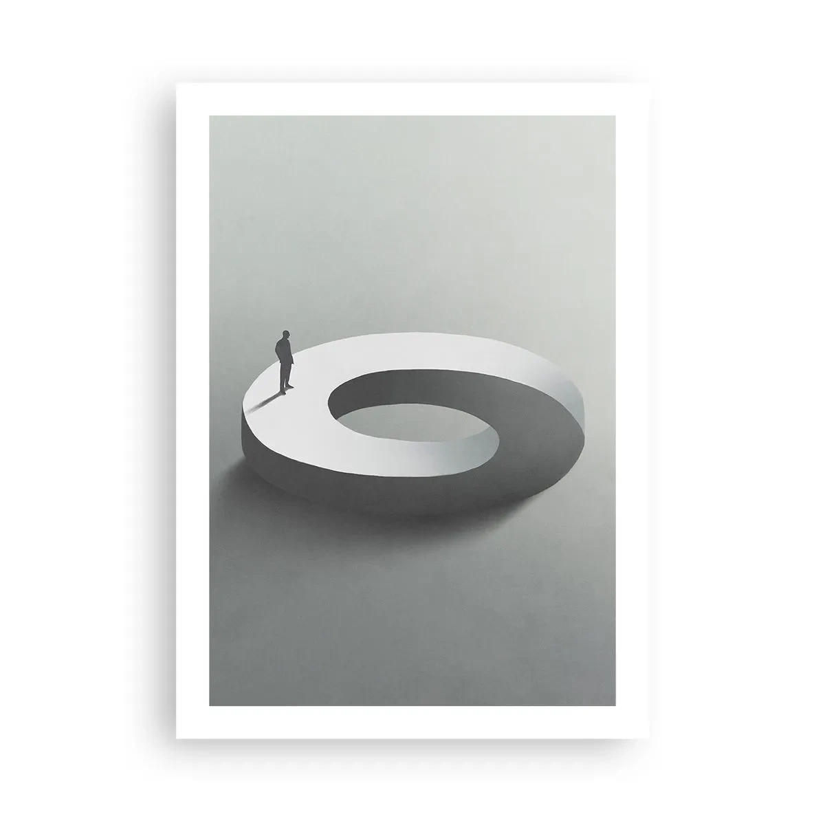 Poster - En wees hier slim - 50x70 cm