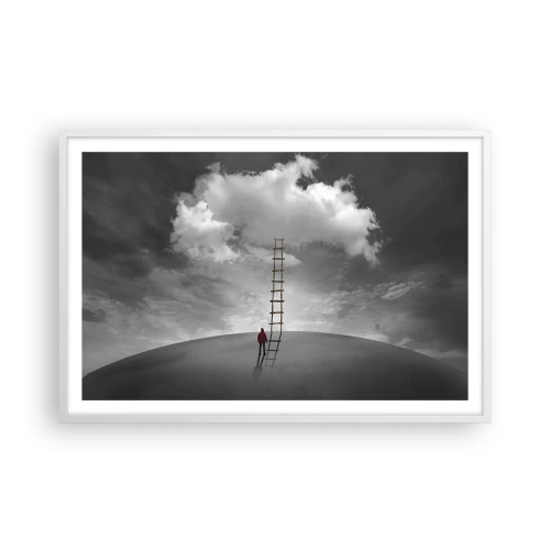 Poster in een witte lijst - Alles is mogelijk - 91x61 cm