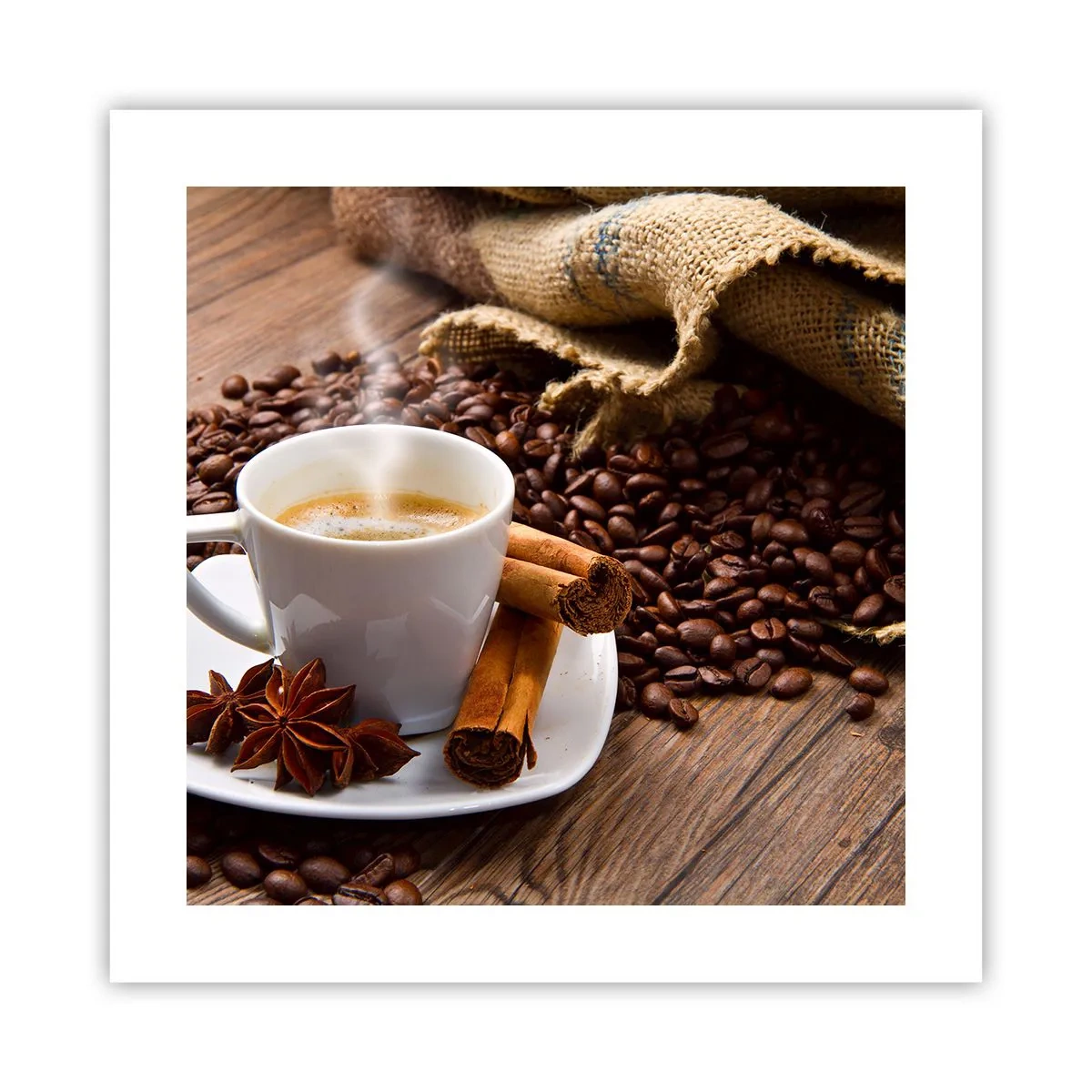 Poster - Pittige smaak en aroma - 40x40 cm