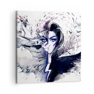 Schilderen op canvas - Demonisch en mooi - 50x50 cm