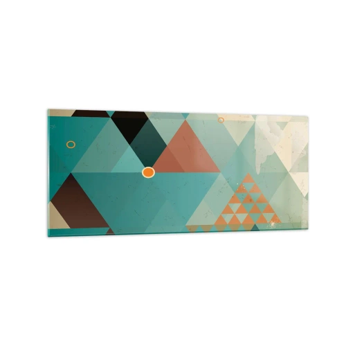 Schilderen op glas - Eenheid van veelheid, veelheid van eenheid - 120x50 cm