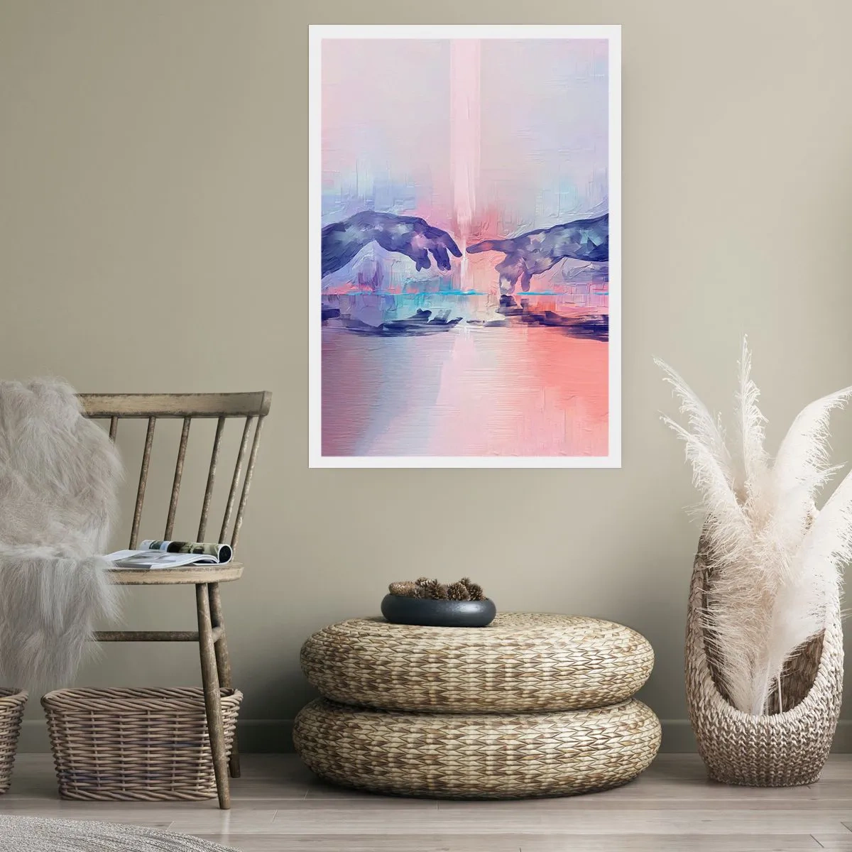 Poster - Goddelijke levensvonk - 30x40 cm