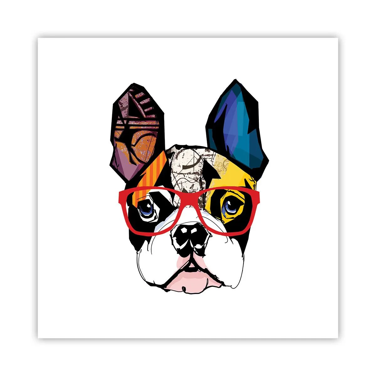 Poster - intellectueel - 60x60 cm