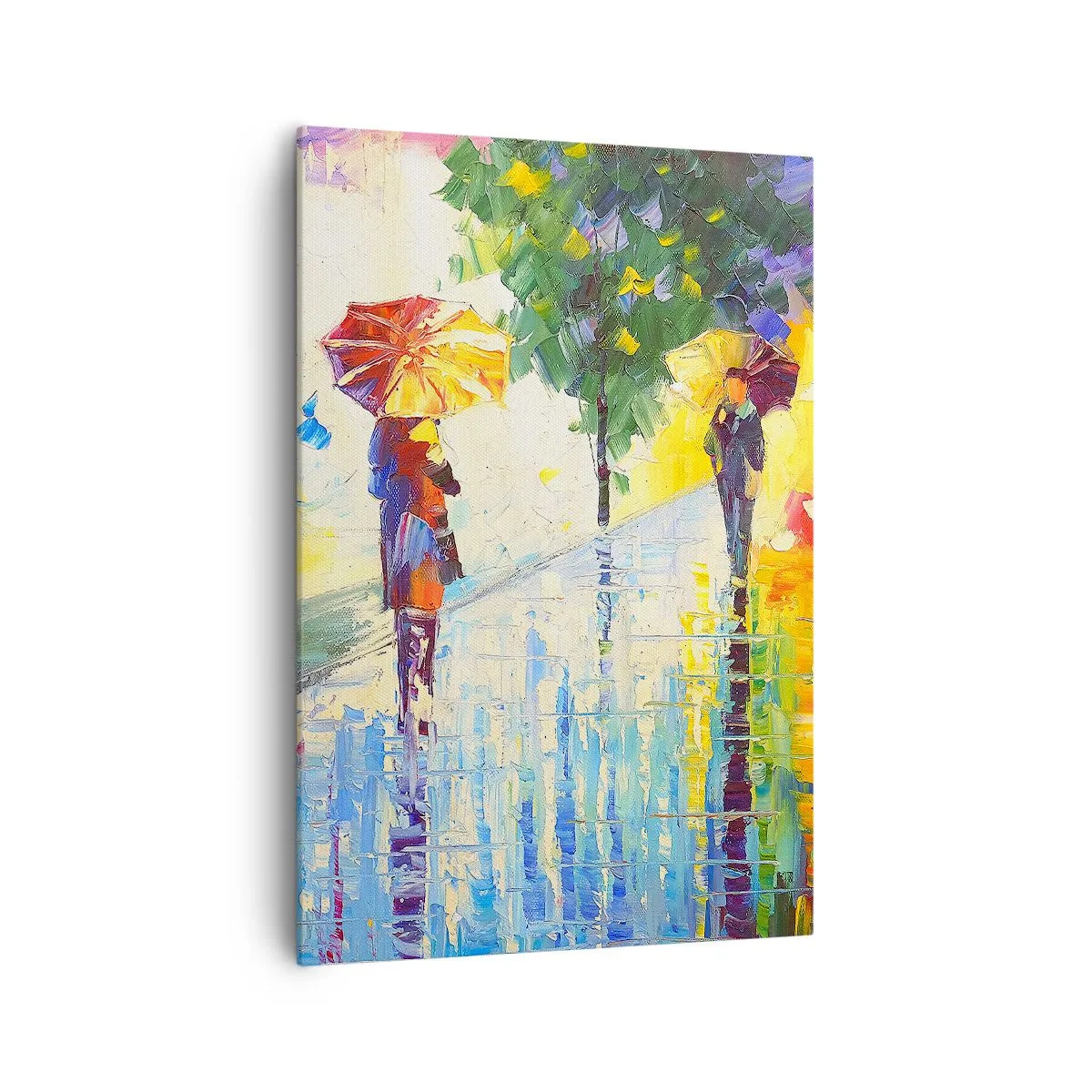 Schilderen op canvas - Nu is het helemaal duidelijk - 70x100 cm