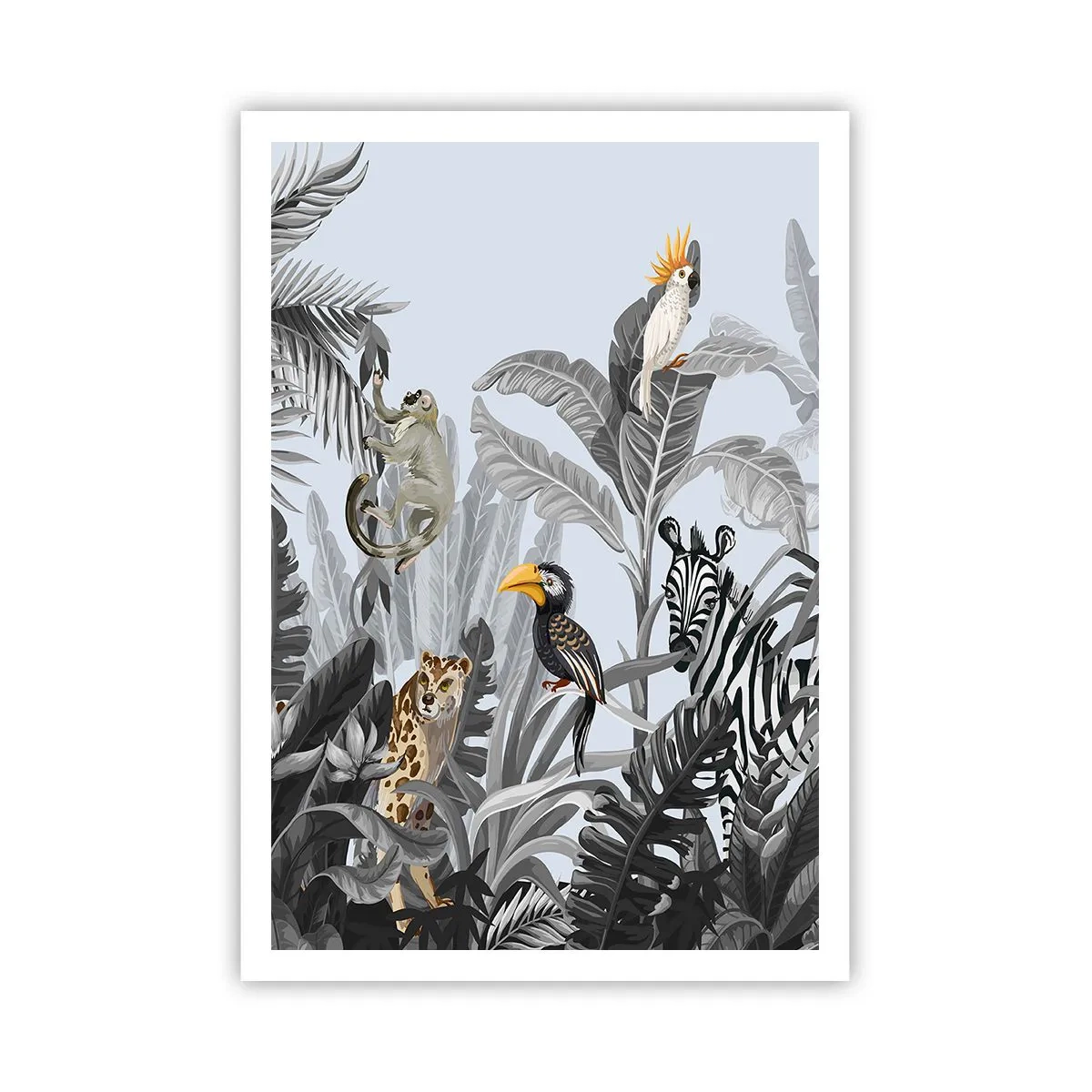 Poster - Afrikaans sprookje - 70x100 cm