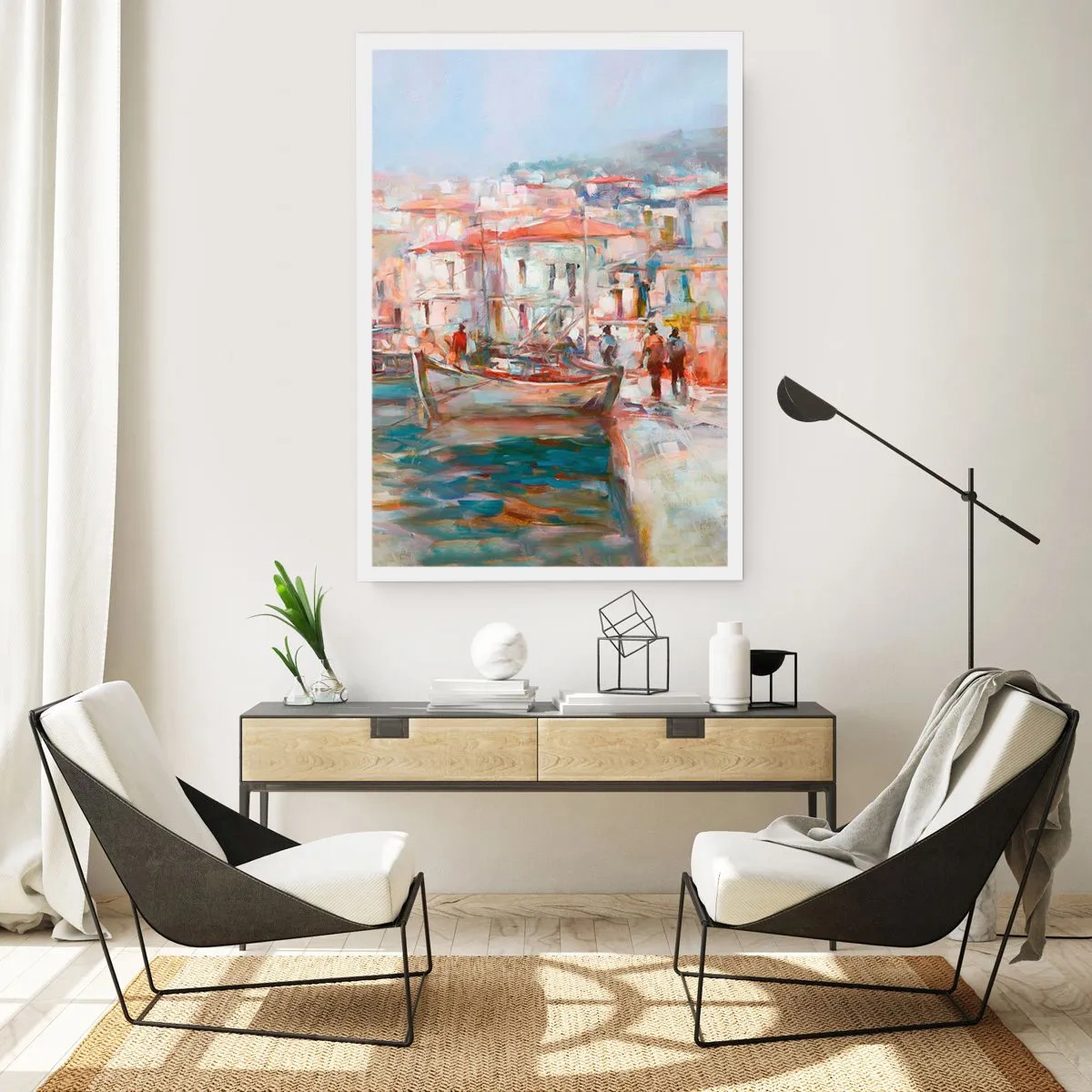 Poster - Pastel vakantie - 40x50 cm