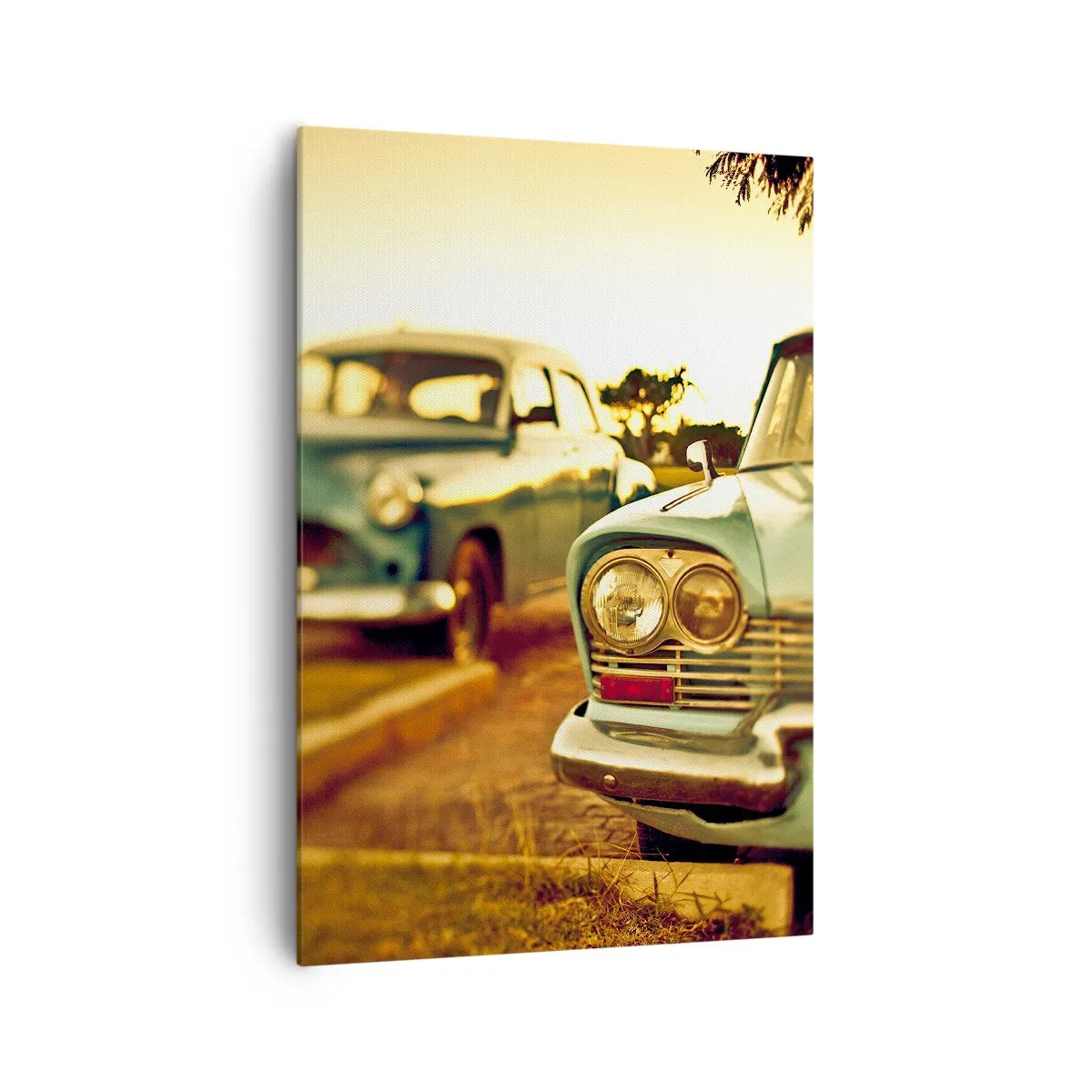 Schilderen op canvas - Maar afwachten - 70x100 cm