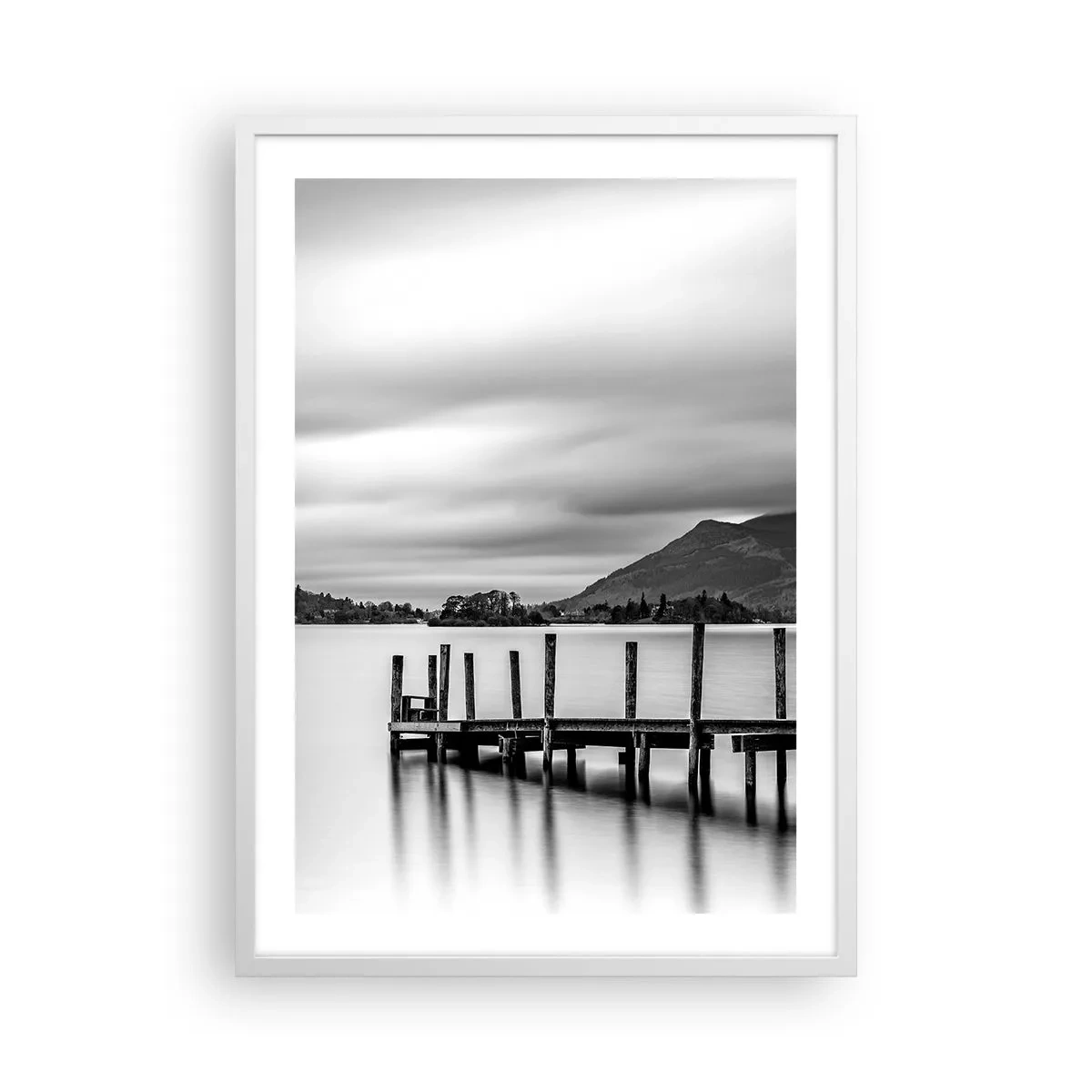 Poster in een witte lijst - Zachtheid en kracht - 50x70 cm