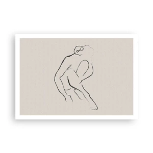 Poster - Intieme schets - 100x70 cm