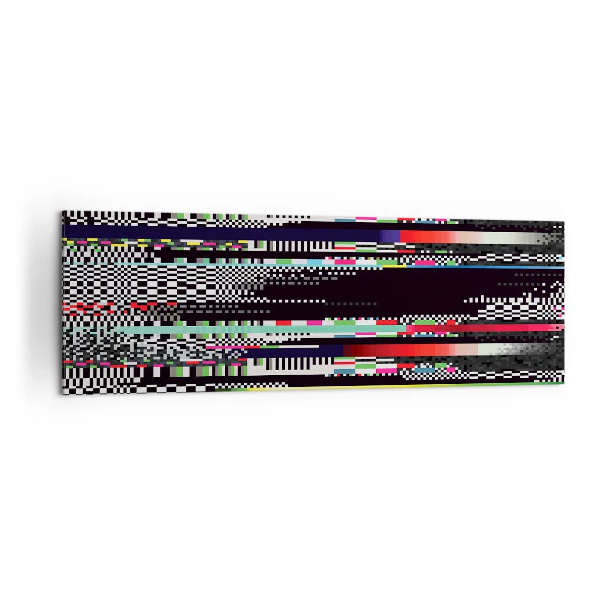 Schilderen op canvas - Het controlebeeld van de werkelijkheid - 160x50 cm