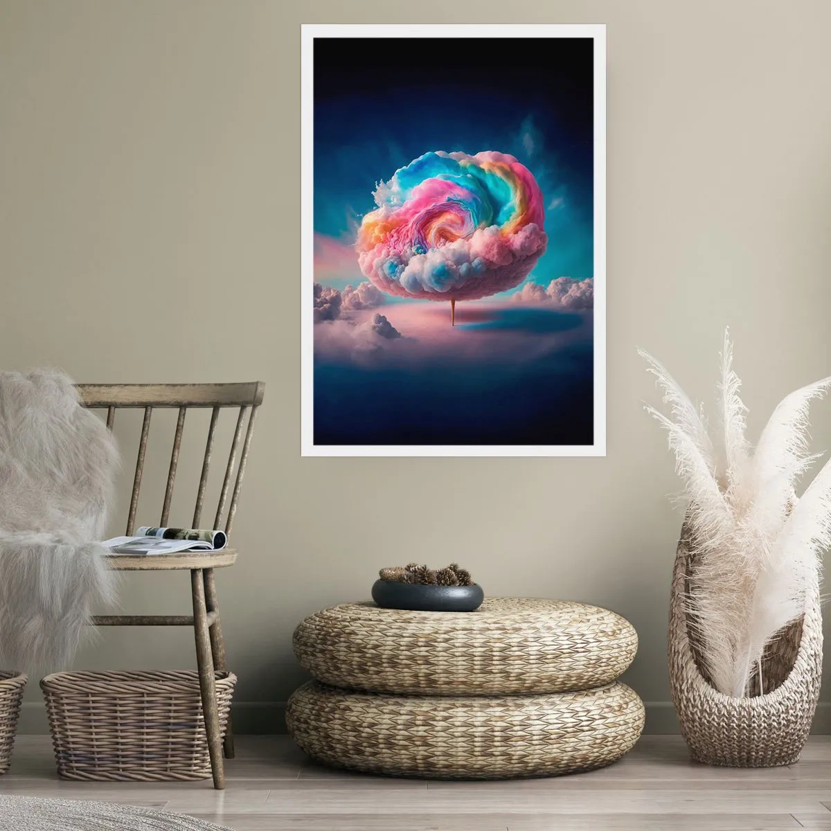 Poster - De droom van een pretpark - 70x100 cm