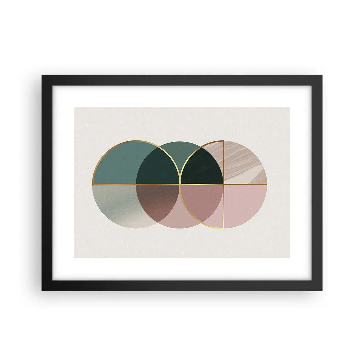 Poster in een zwarte lijst - Wiel voor wiel... - 40x30 cm