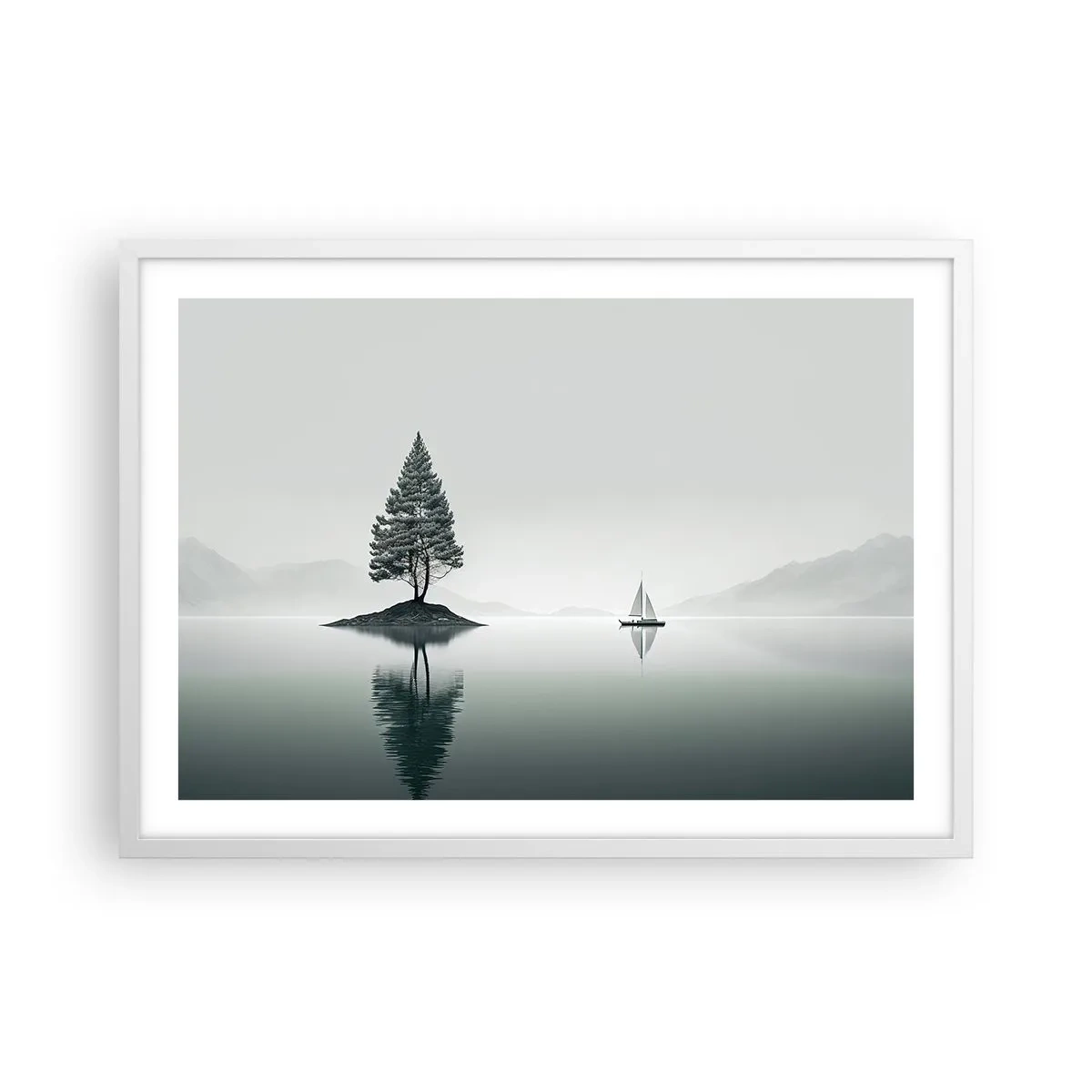 Poster in een witte lijst - Droom - 70x50 cm