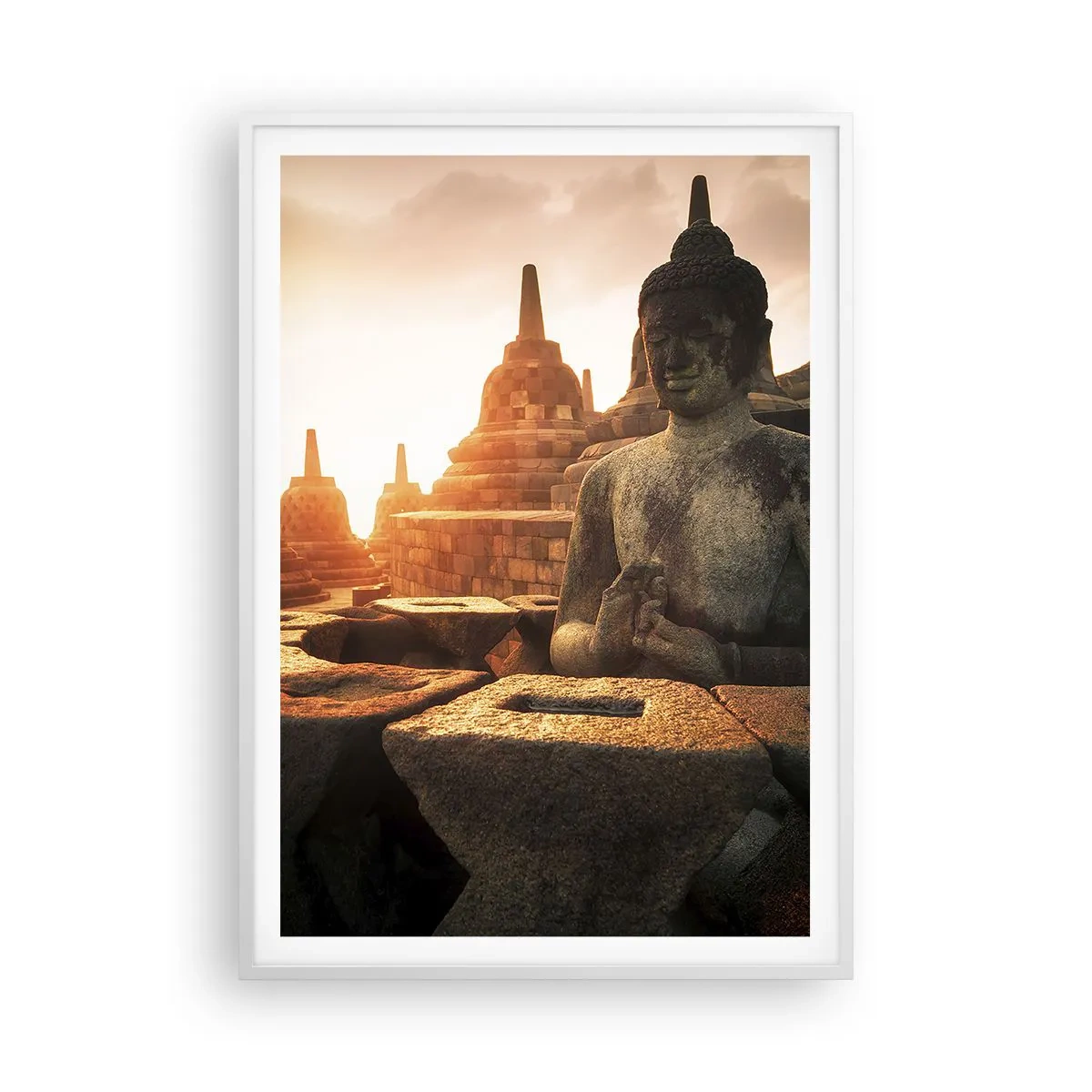 Poster in een witte lijst - Weer van grote wijsheid - 70x100 cm