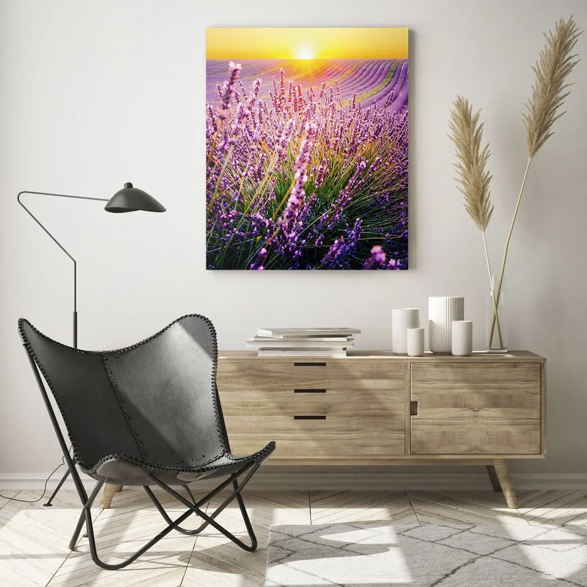 Schilderen op glas - Geurige korenvelden - 50x70 cm